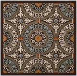 safavieh clearance veranda ver055 0723 chocolate rug