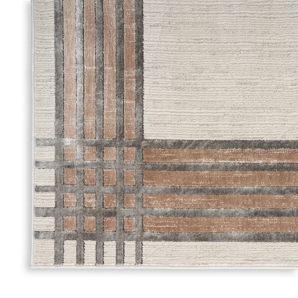 nourison desire dsr01 ivory silver rug