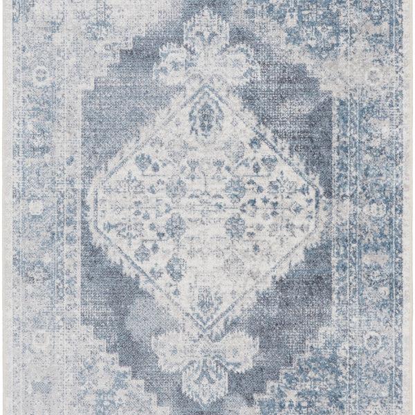 nourison astra machine washable asw11 blue ivory rug
