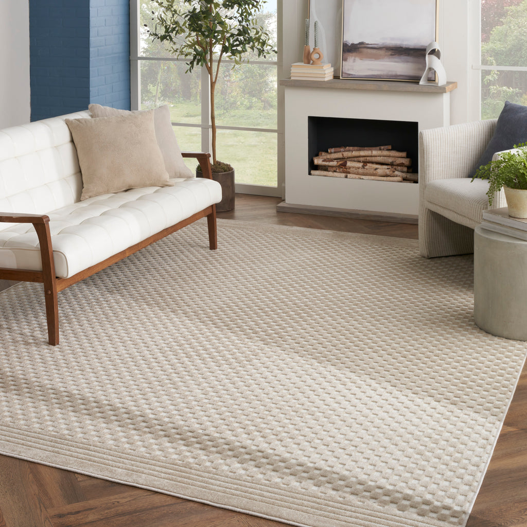nourison care free caf02 beige rug