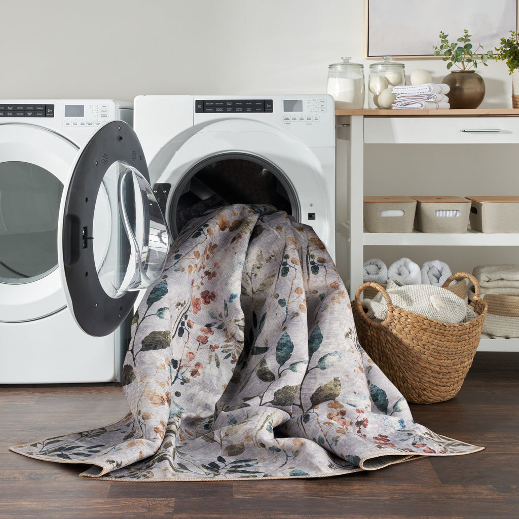 nourison nourison washables nwb05 grey multicolor rug