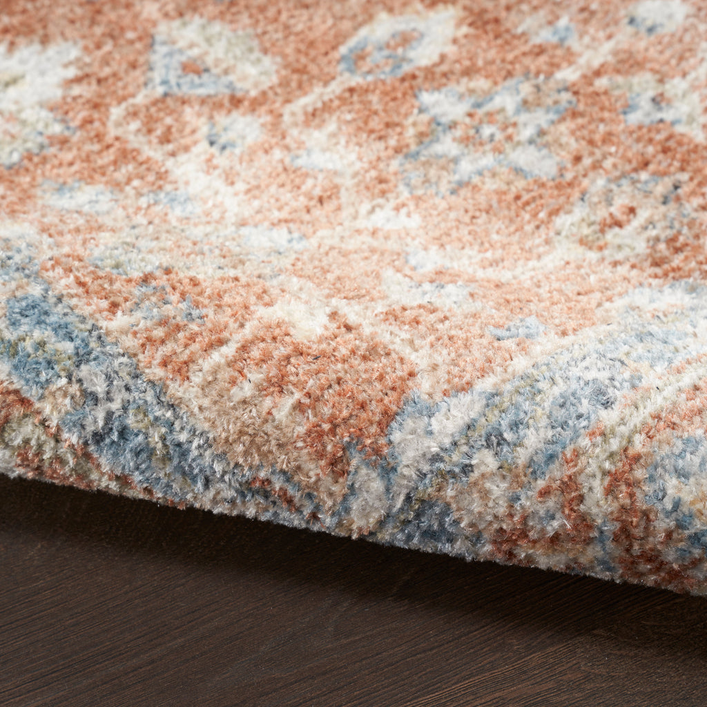 nourison astra machine washable asw11 denim multicolor rug