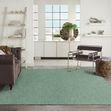 nourison washable solutions wsl01 blue green rug