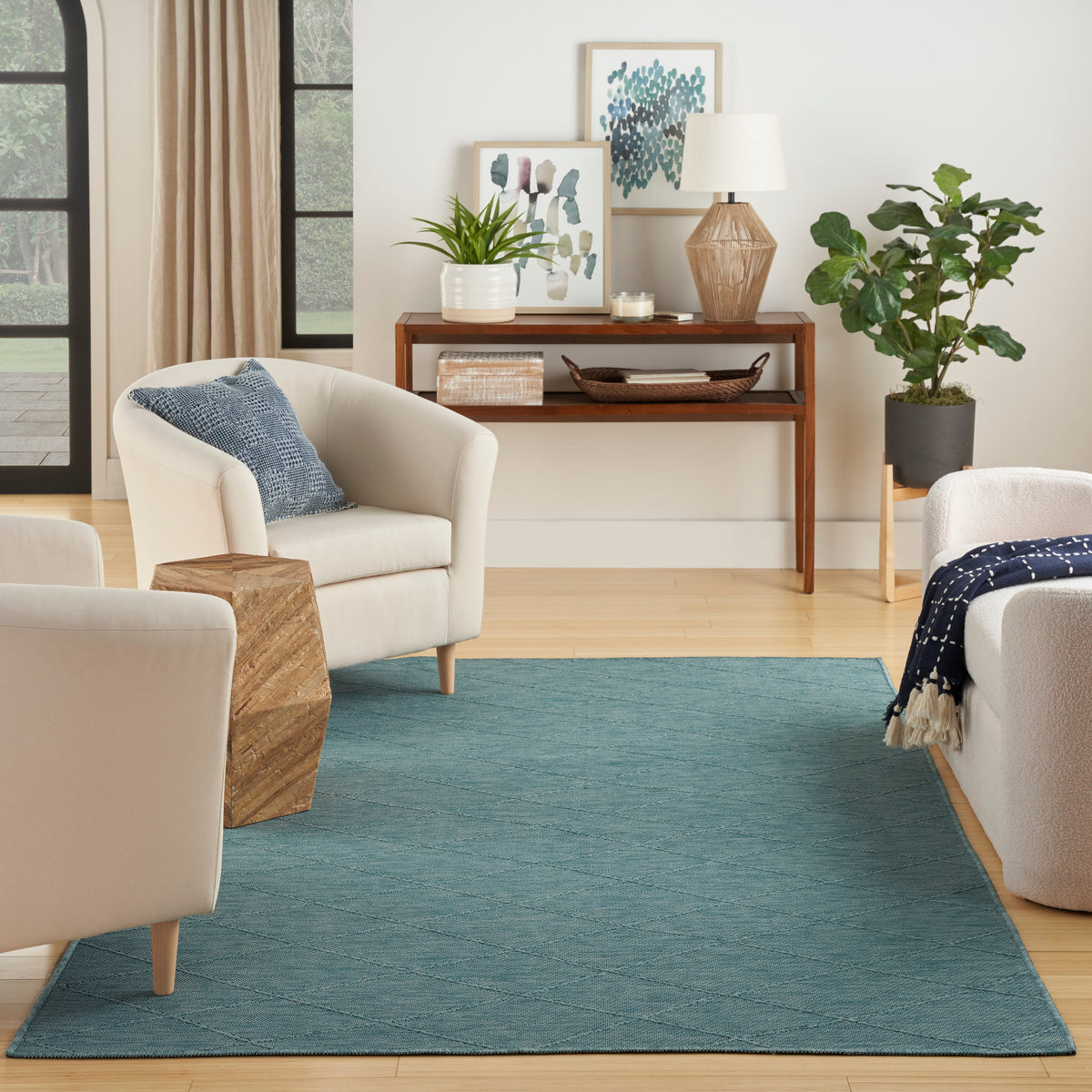 nourison washable solutions wsl01 aqua rug