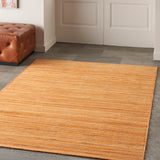 nourison interweave iwv01 orange rug