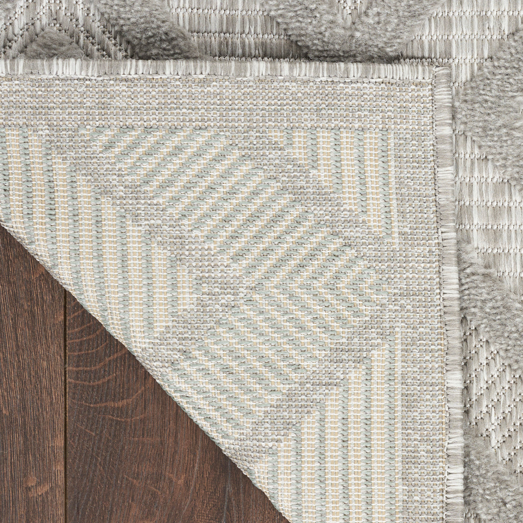 nourison versatile nrv01 silver grey rug
