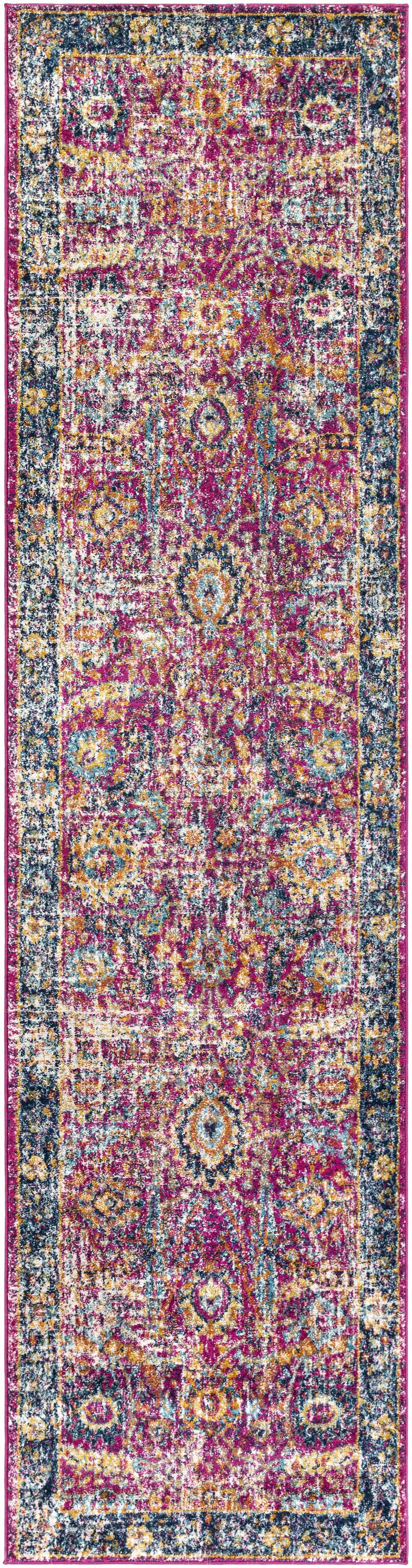 Hauteloom Vick VIC Teal Machine Made Polypropylene Rug