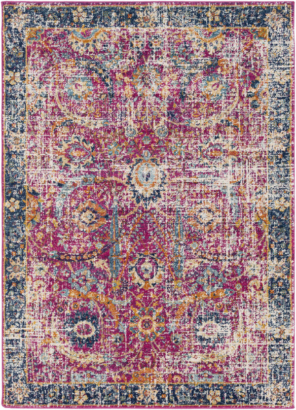 Hauteloom Vick VIC Teal Machine Made Polypropylene Rug