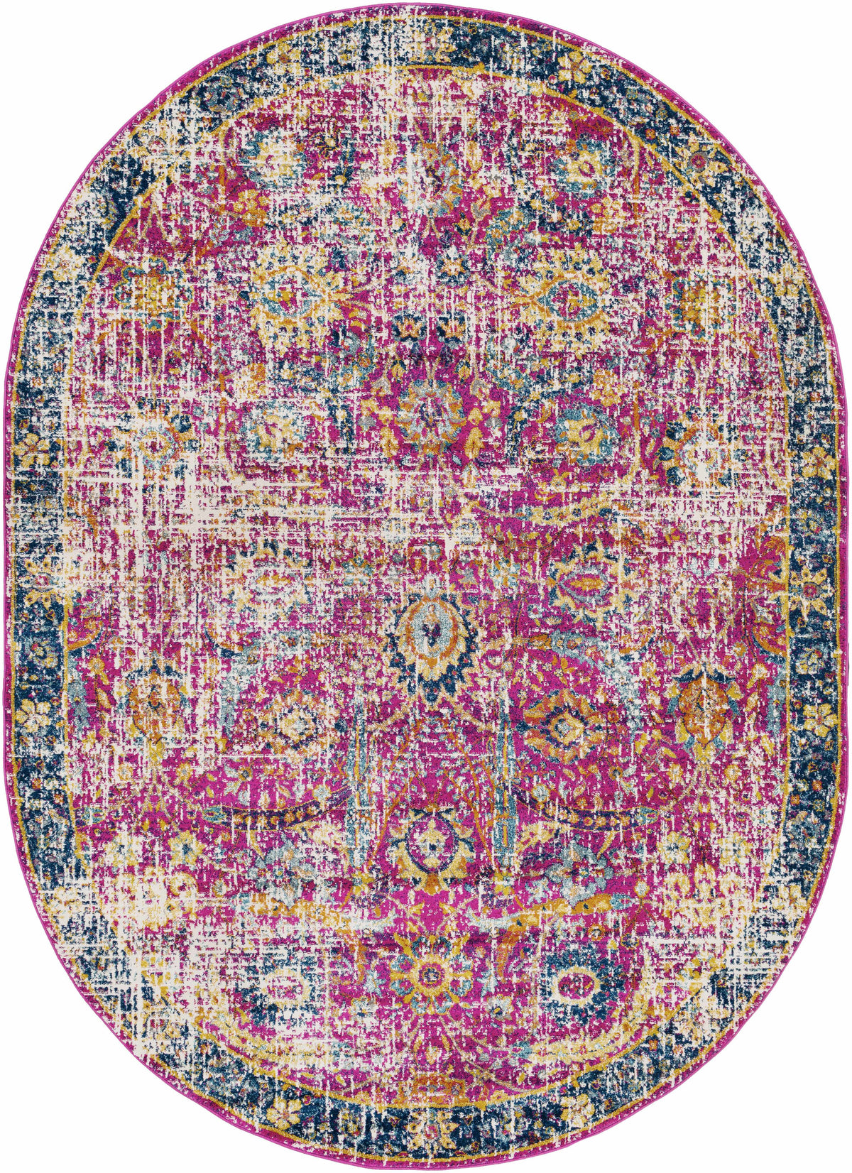 Hauteloom Vick VIC Teal Machine Made Polypropylene Rug