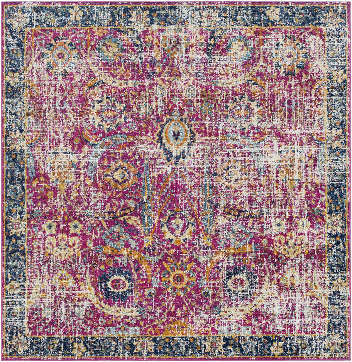 Hauteloom Vick VIC Teal Machine Made Polypropylene Rug
