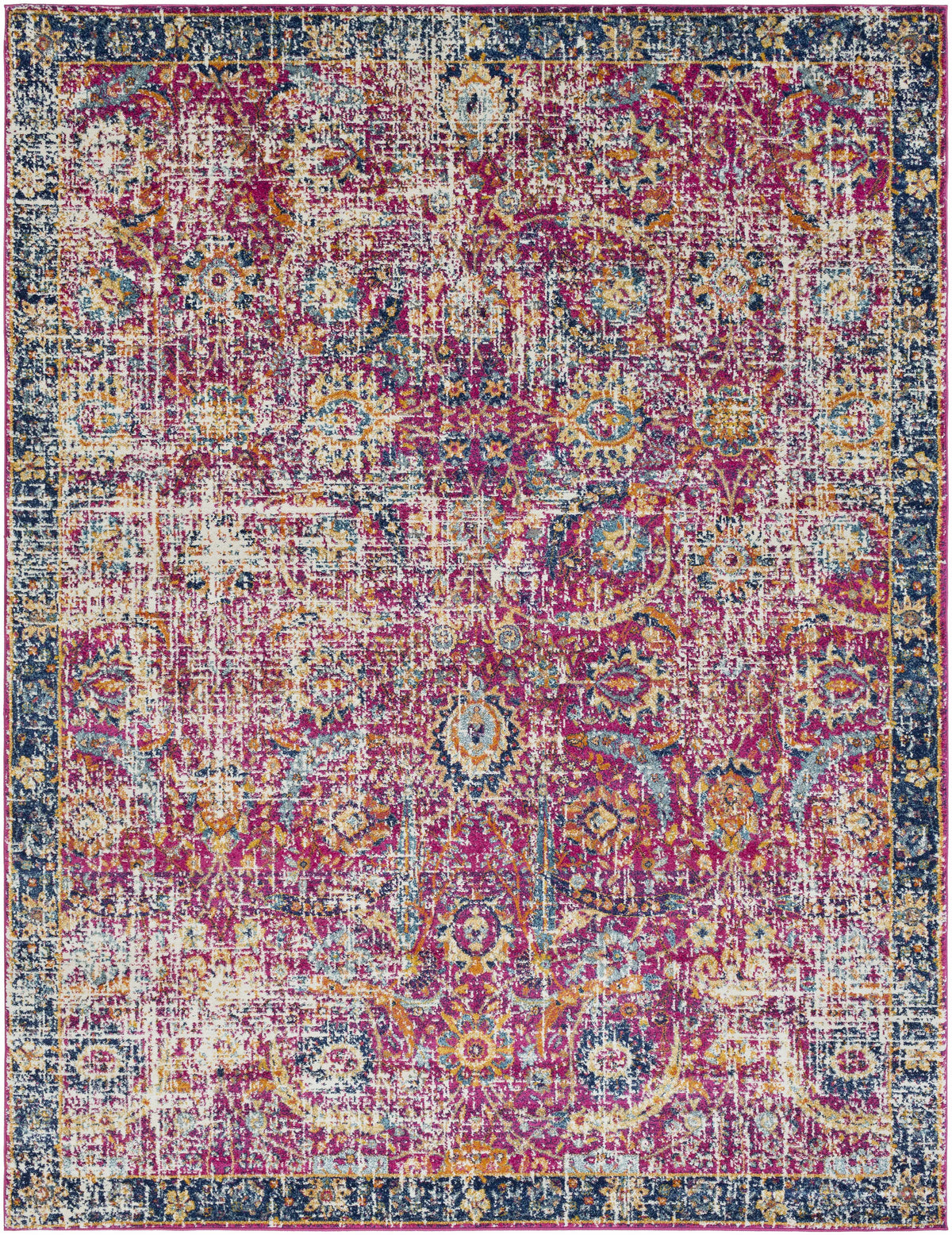 Hauteloom Vick VIC Teal Machine Made Polypropylene Rug