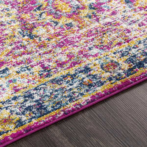 Hauteloom Vick VIC Teal Machine Made Polypropylene Rug