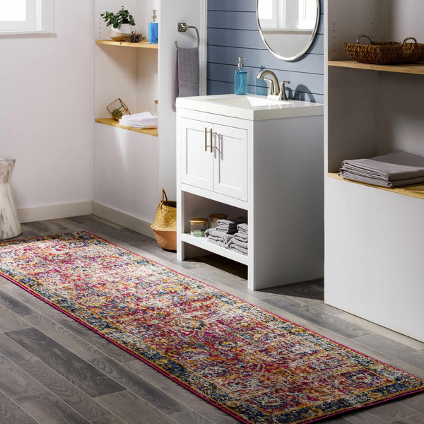 Hauteloom Vick VIC Teal Machine Made Polypropylene Rug