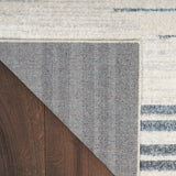 nourison astra machine washable asw04 ivory blue rug