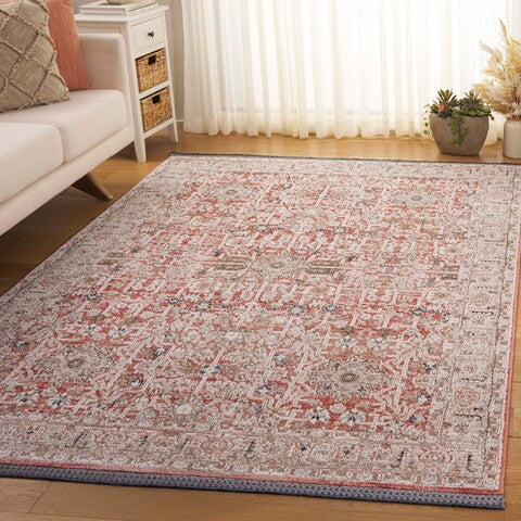 safavieh clearance vivaldi viv546p rust rug
