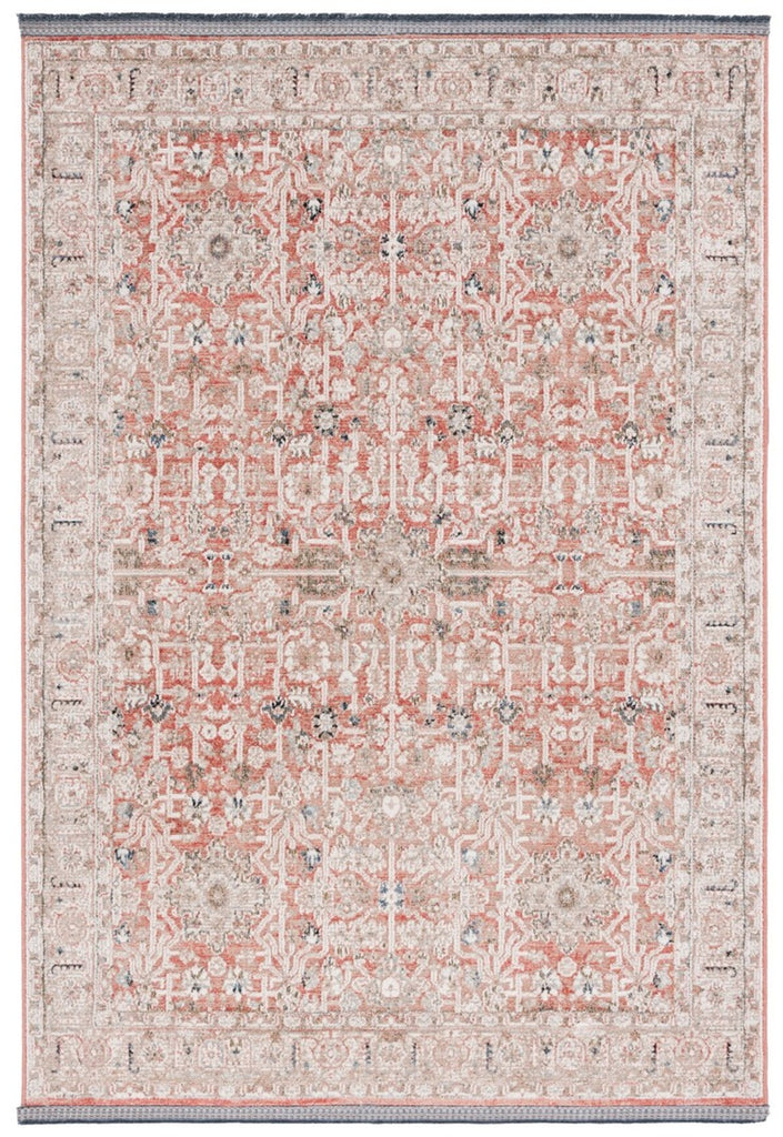 safavieh clearance vivaldi viv546p rust rug
