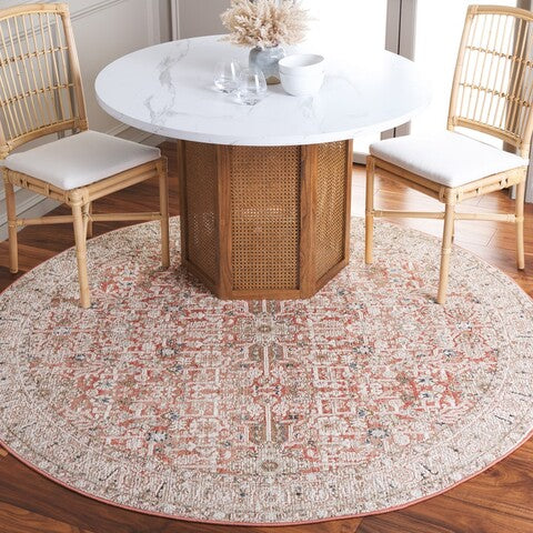 safavieh clearance vivaldi viv546p rust rug