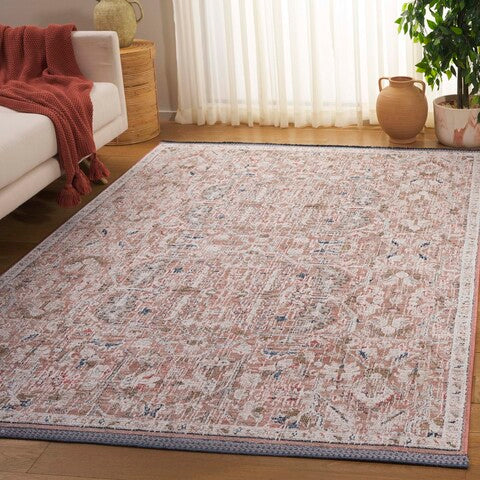 safavieh clearance vivaldi viv568p rust rug