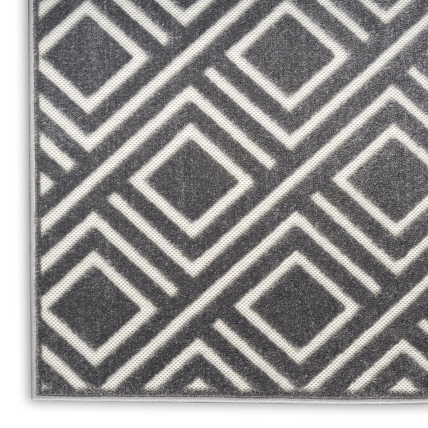 nourison care free caf03 grey rug