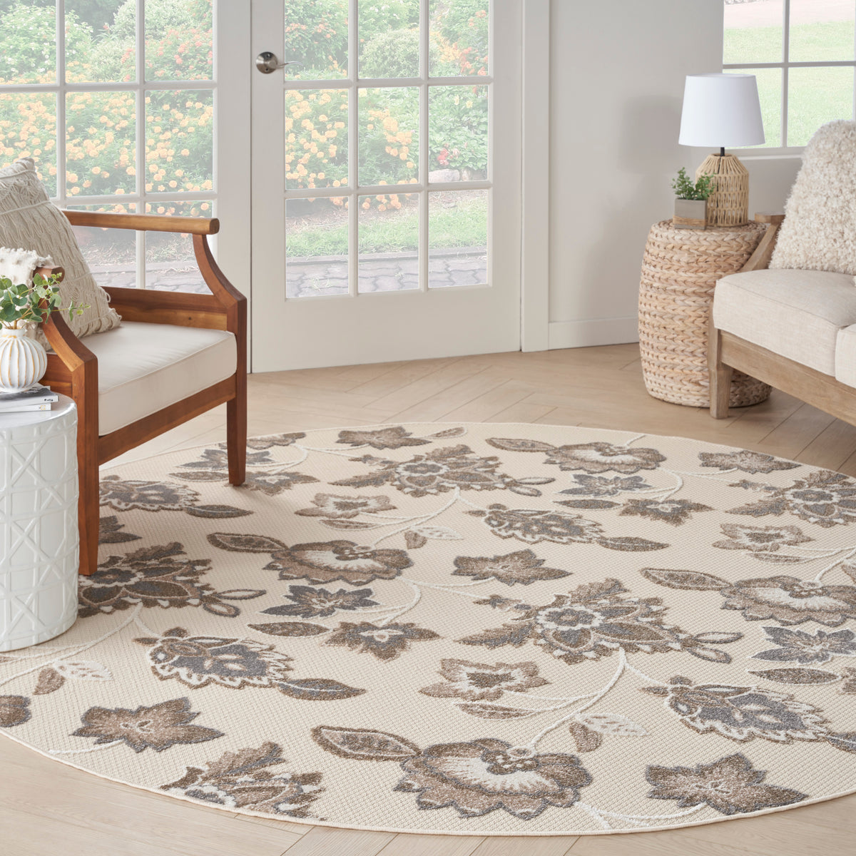 nourison aloha alh31 beige rug