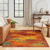 nourison nourison essentials nre06 flame rug