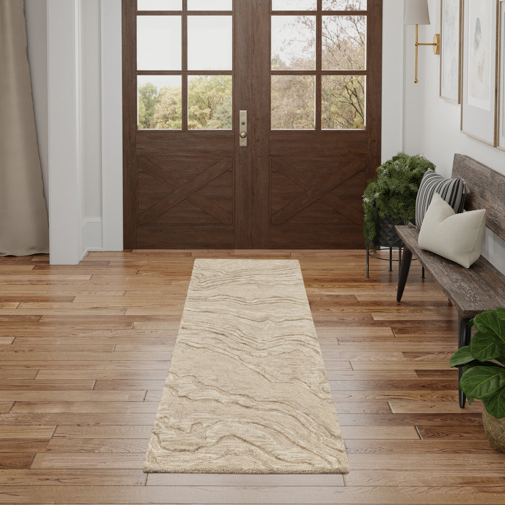 nourison graceful gru01 taupe rug
