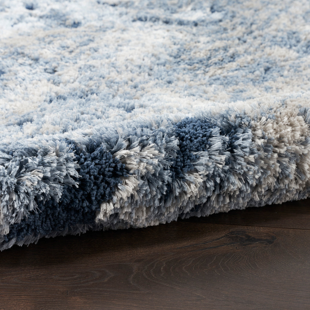 nourison dreamy shag drs06 light blue rug