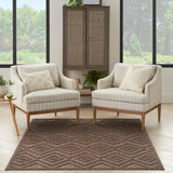 nourison versatile nrv01 brown rug