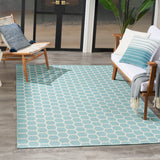 nourison twist reversible tws01 aqua rug