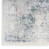 nourison astra machine washable asw11 blue ivory rug