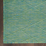 nourison washable solutions wsl01 blue green rug