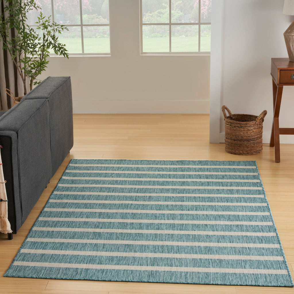 nourison positano pos03 aqua ivory rug