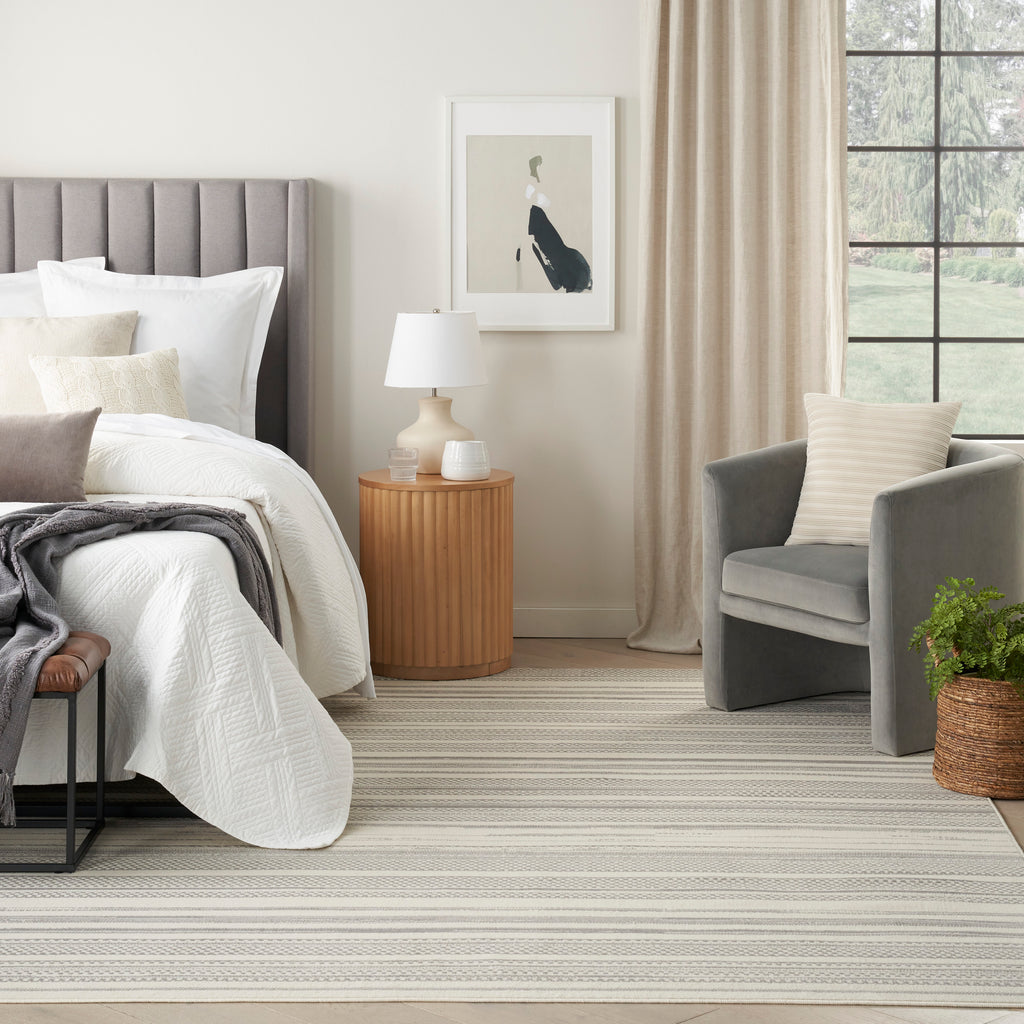 nourison grafix grf41 ivory grey rug