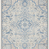 nourison elation etn10 ivory blue rug