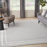 nourison nourison essentials nre02 grey ivory rug