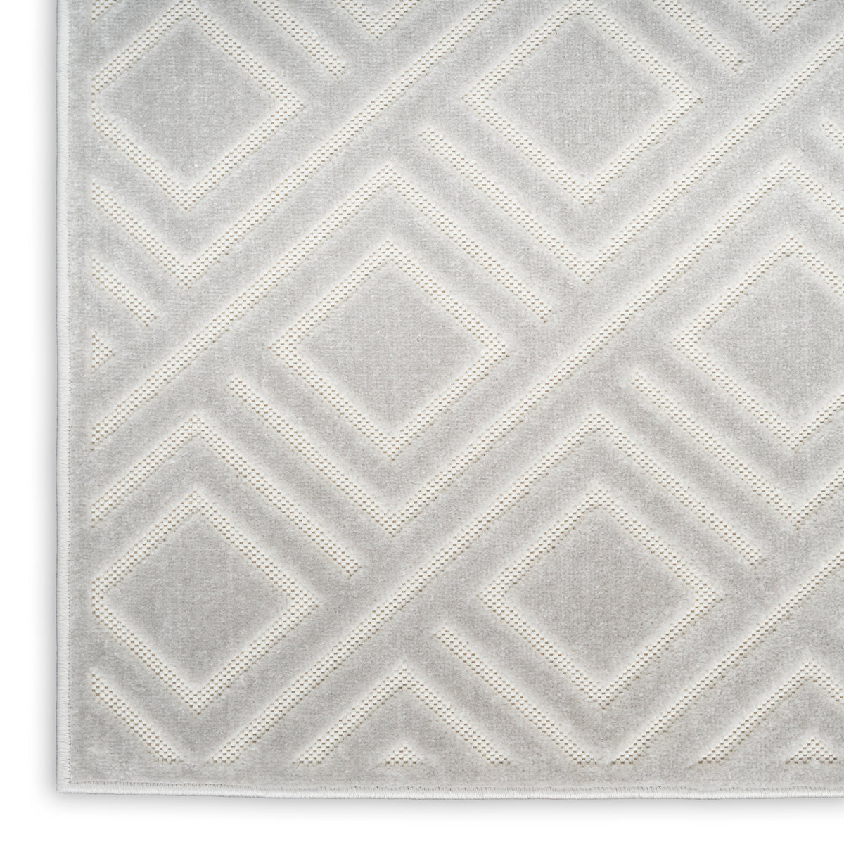 nourison care free caf03 light grey rug