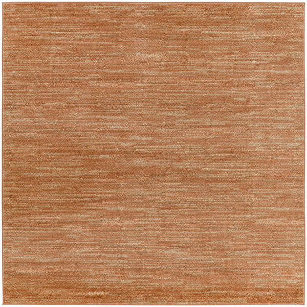 nourison nourison essentials nre01 rust rug