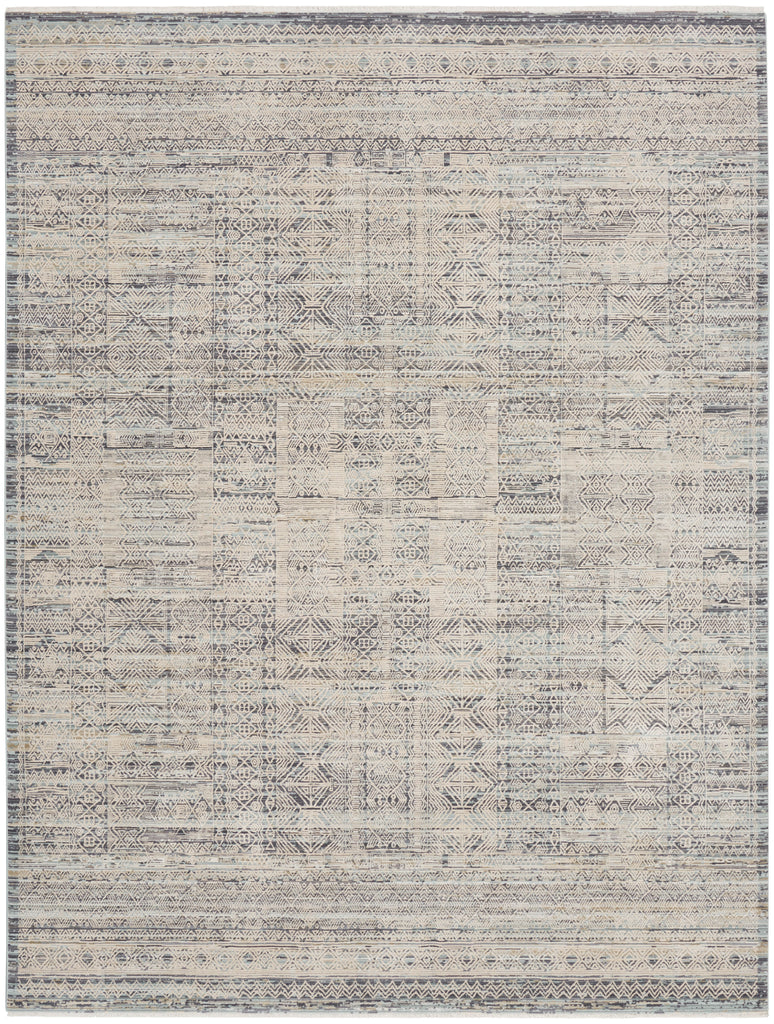 nourison lynx lnx06 ivory blue rug