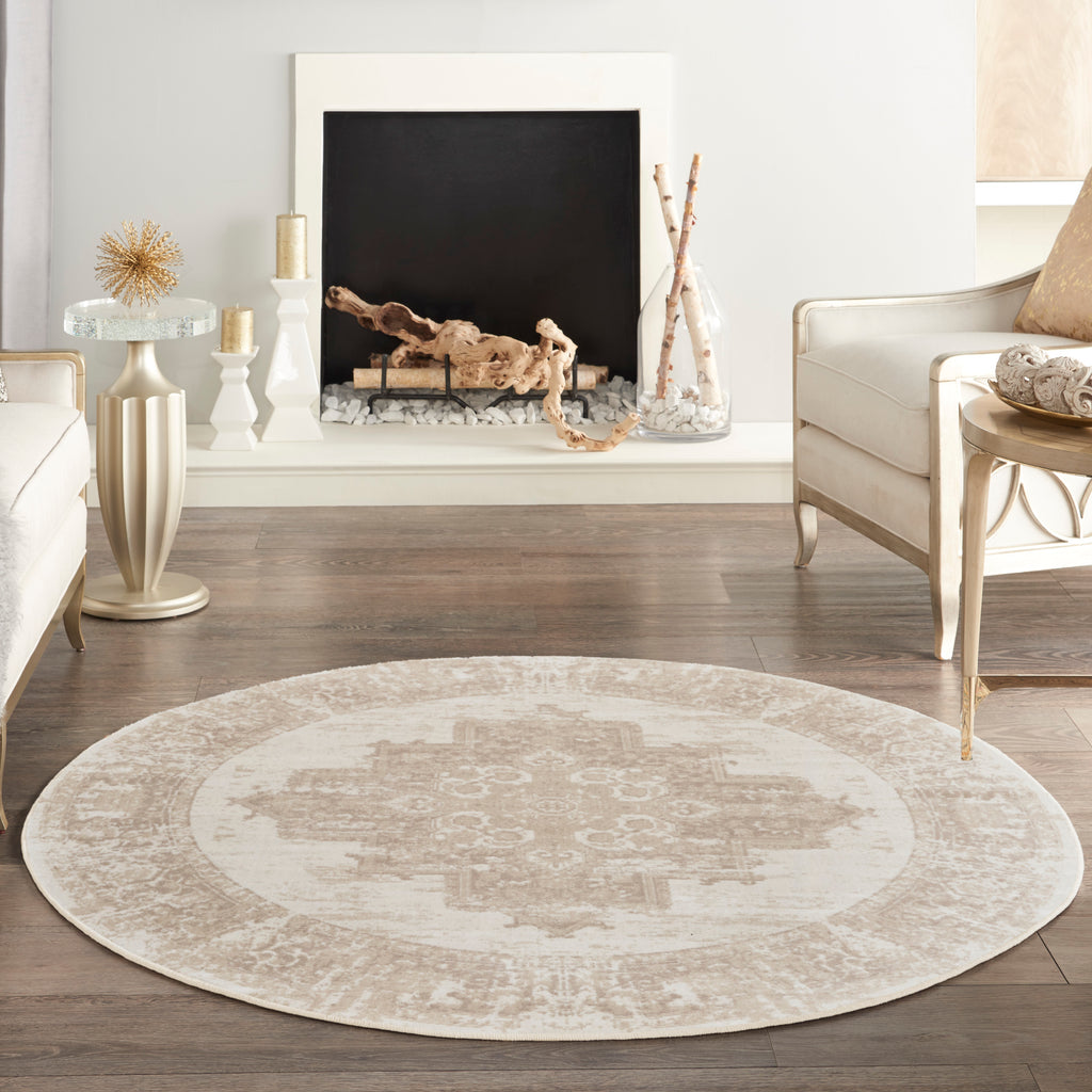 nourison grafix grf14 ivory beige rug