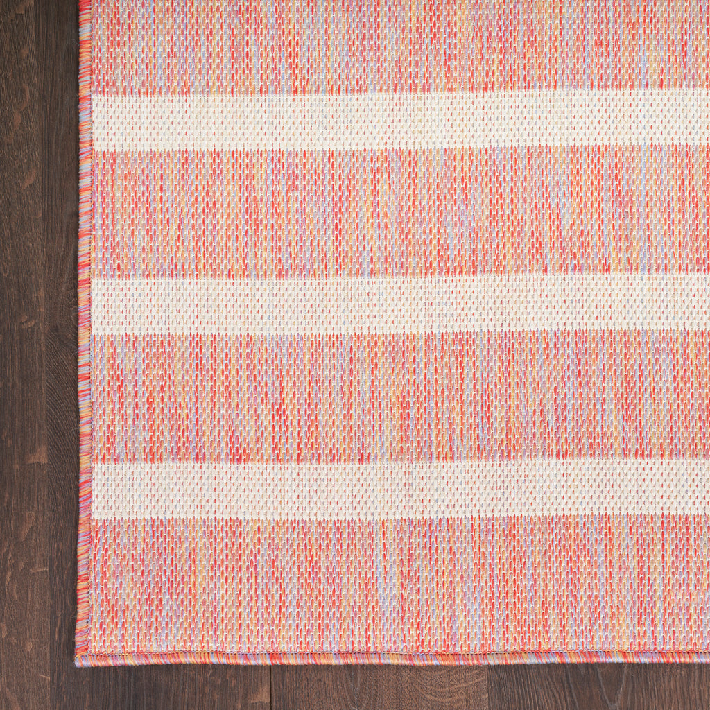 nourison positano pos03 rainbow ivory rug