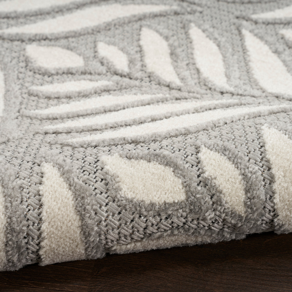 nourison aloha alh35 grey rug