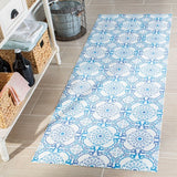 safavieh clearance vinyl floor vnf113m blue rug