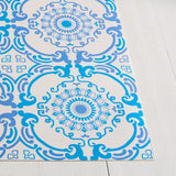 safavieh clearance vinyl floor vnf113m blue rug