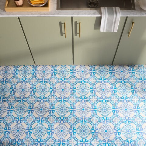 safavieh clearance vinyl floor vnf113m blue rug