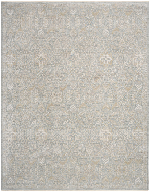 nourison envy evv04 blue silver rug