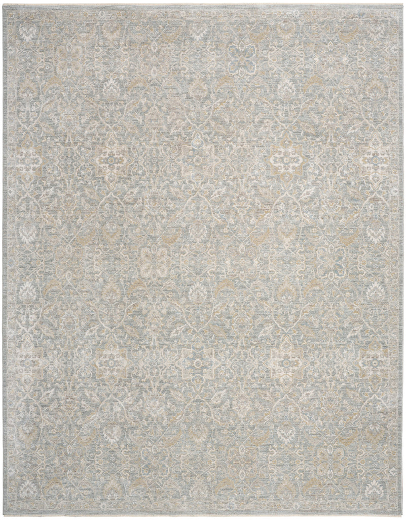 nourison envy evv04 blue silver rug