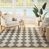 nourison positano pos04 charcoal rug
