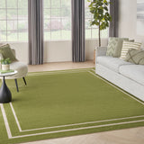 nourison nourison essentials nre02 green ivory rug