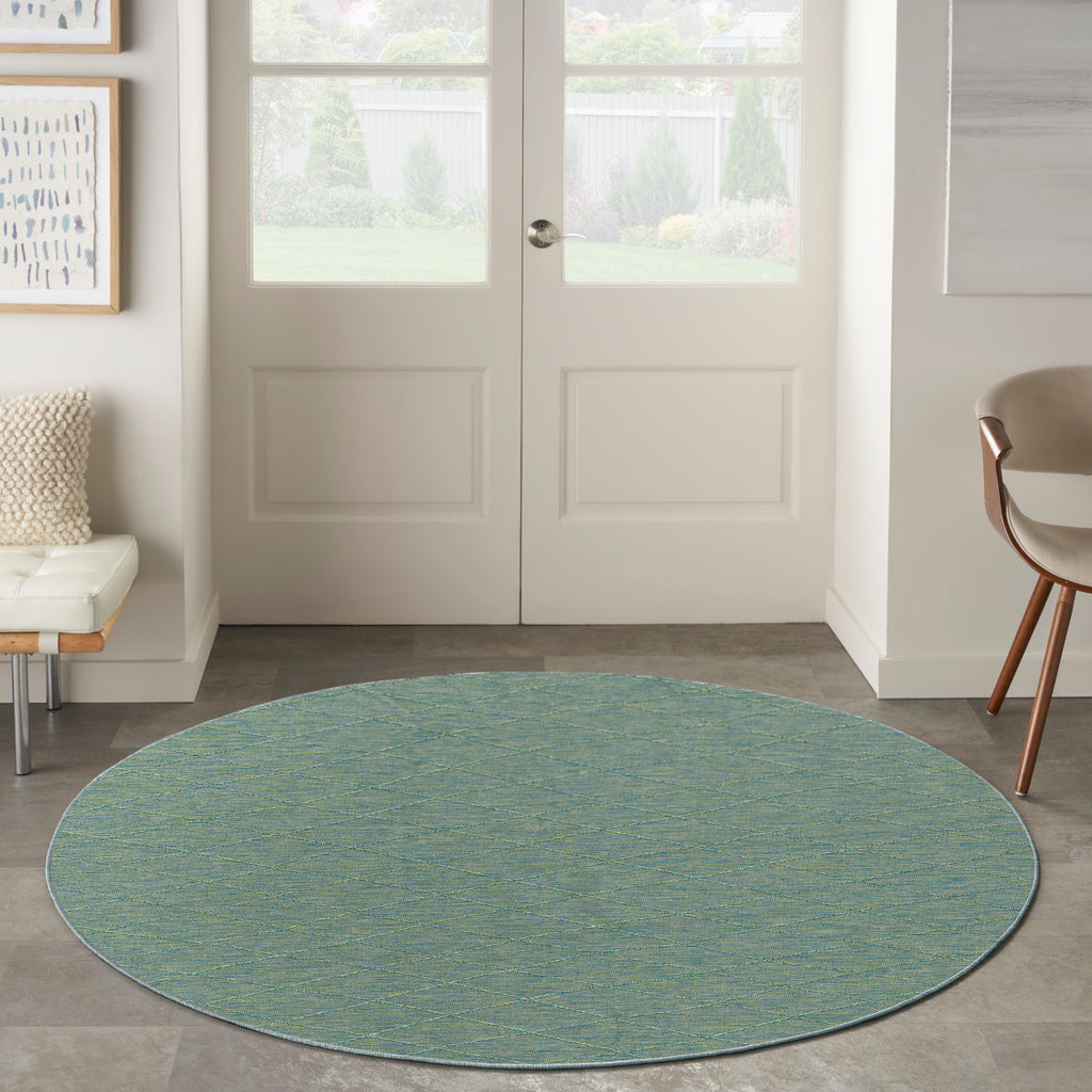 nourison washable solutions wsl01 blue green rug