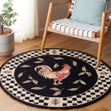 safavieh clearance vintage posters vp320a black rug